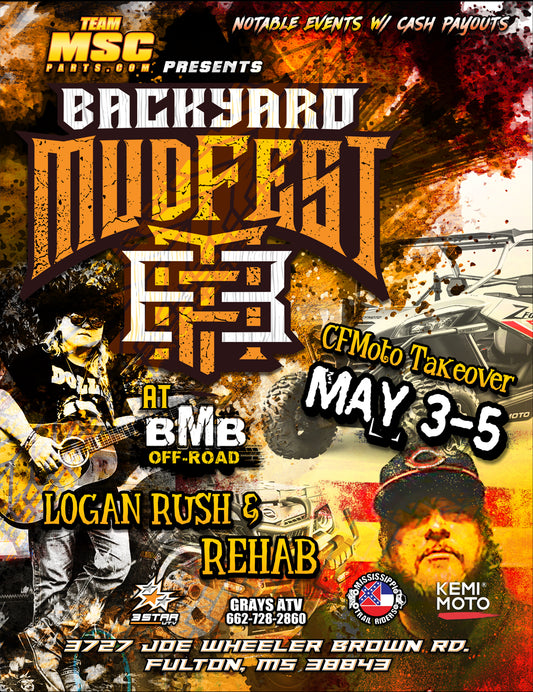 Backyard Mud Fest CFMoto Takeover at BMB Off Road Park