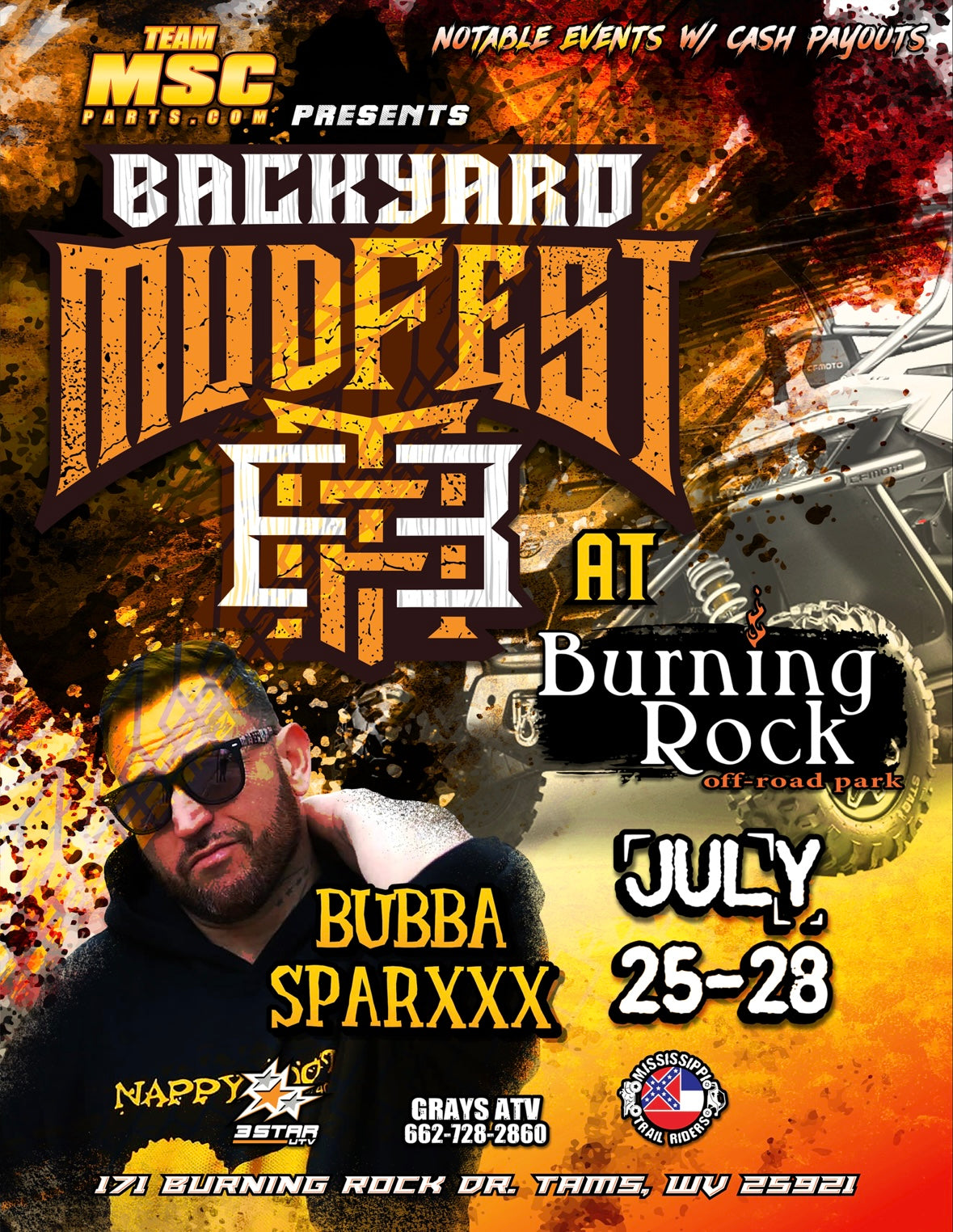 Backyard Mud Fest at Burning Rock Off Road Park