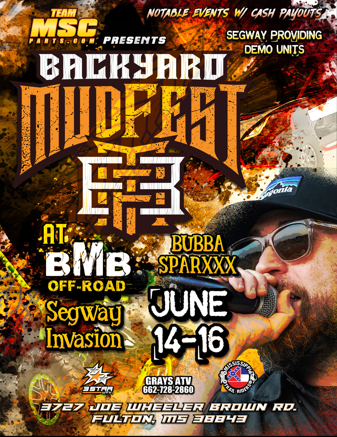 Backyard Mud Fest Segway Invasion at BMB Off Road Park